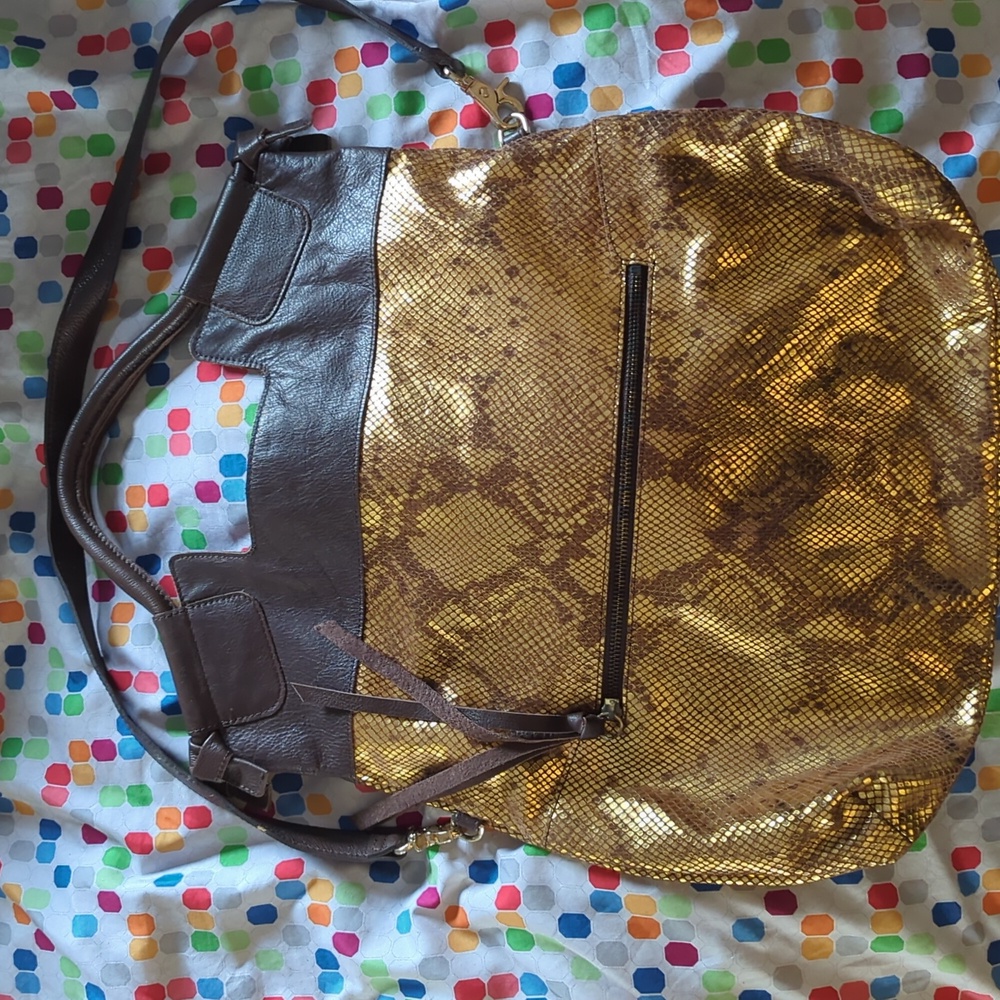 Foley and Corrine leather shoulder bag